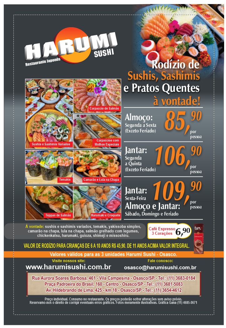 Harumi Sushi Osasco I Menu - Image 3